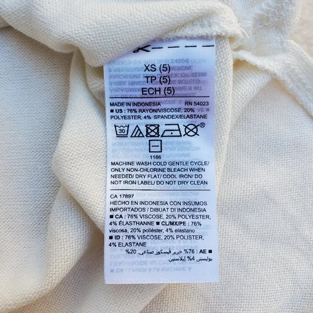 Old Navy cream colored bell sleeve shirt